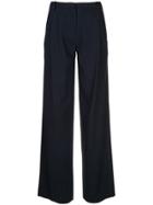 Dion Lee Faded Pinstripe Trousers - Blue