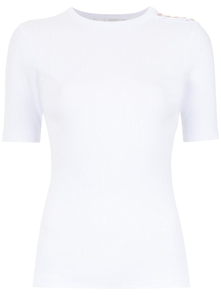 Lilly Sarti Ribbed T-shirt - White