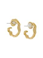 Coup De Coeur Liquid Hoop Earrings - Gold