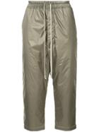 Rick Owens Drop-crotch Cargo Trousers - Green