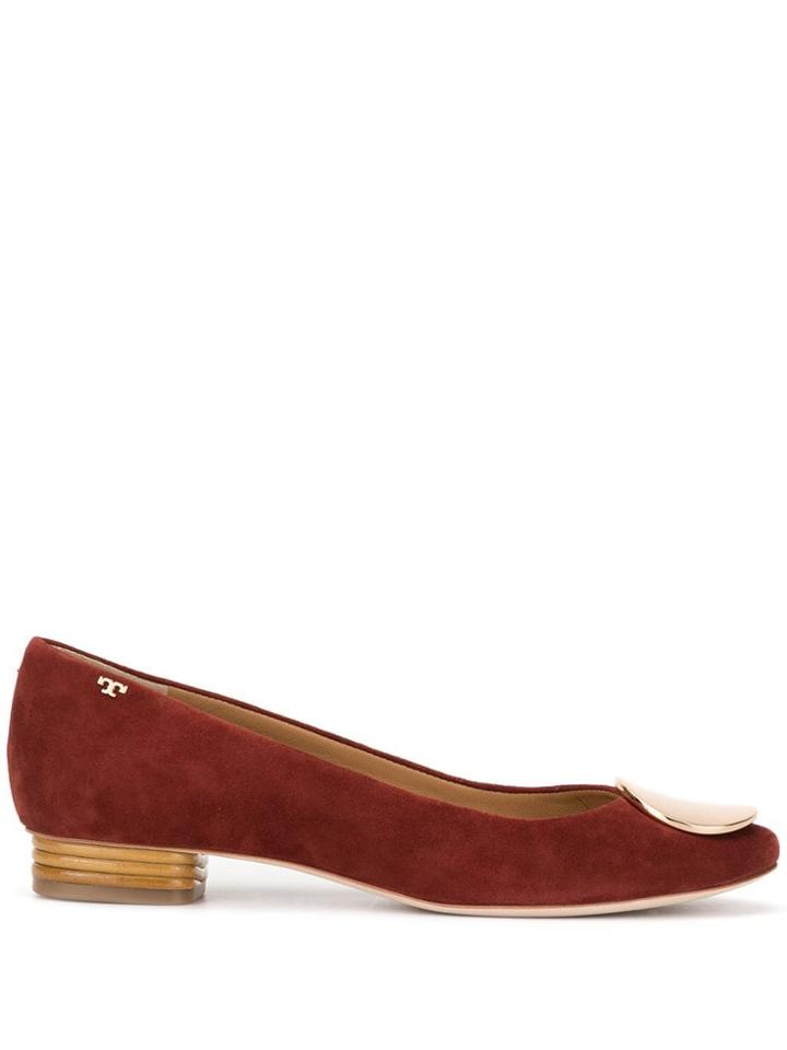 Tory Burch Patos Ballerina Shoes - Red