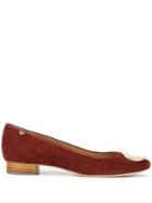 Tory Burch Patos Ballerina Shoes - Red