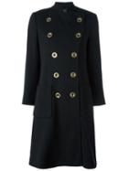 Chloé Military Coat, Women's, Size: 42, Blue, Virgin Wool/cotton/spandex/elastane
