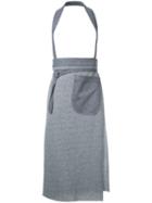 Osakentaro - Halterneck Skirt - Women - Wool - M, Grey, Wool