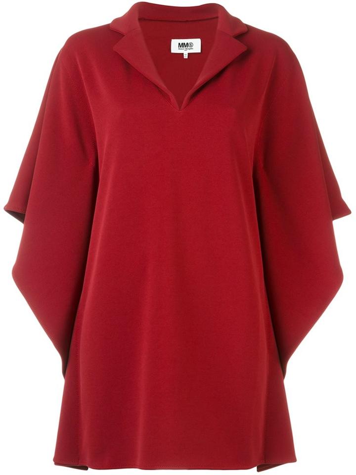 Mm6 Maison Margiela Cape Sleeves Dress