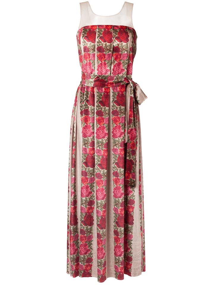 Cecilia Prado - Printed Gown - Women - Polyester/spandex/elastane - P, Pink, Polyester/spandex/elastane