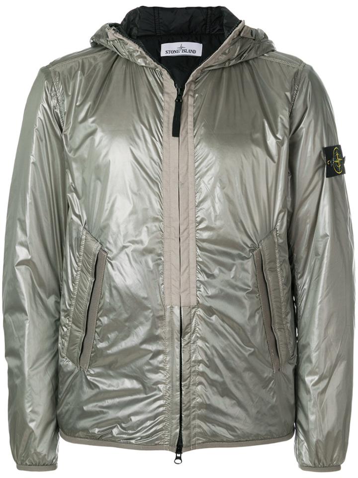Stone Island Hooded Jacket - Grey