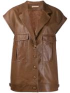 Nehera Lodes Leather Jacket - Brown