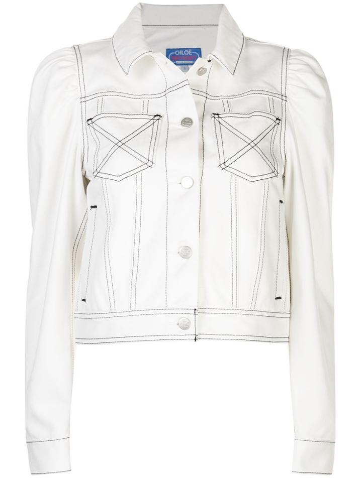 Opening Ceremony X Chloë Sevigny Denim Jacket - White