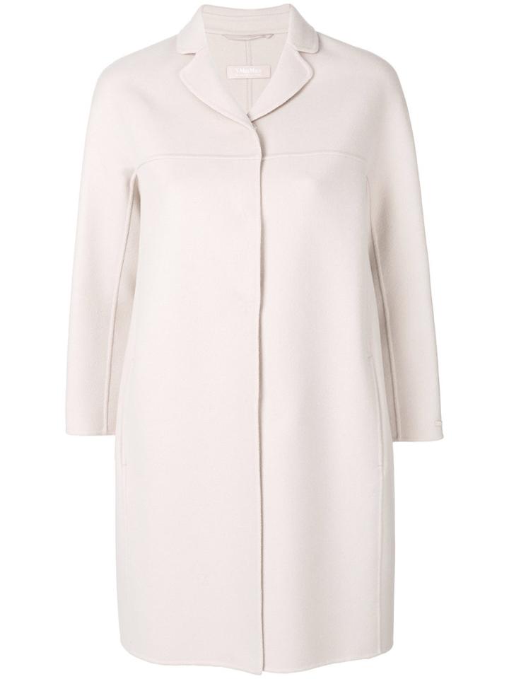 's Max Mara - Single-breasted Coat - Women - Virgin Wool - 44, Nude/neutrals, Virgin Wool