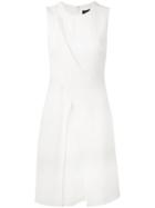 Proenza Schouler Layered Shift Dress, Women's, Size: 2, White, Acetate/viscose/silk