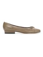 Sarah Chofakian Round Toe Ballerinas - Neutrals