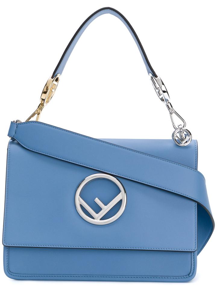 Fendi Kan I F Shoulder Bag - Blue