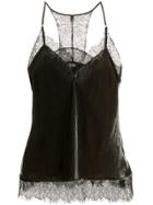 Gold Hawk Lace Trim Camisole - Green