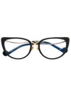 Anna Karin Karlsson The Cross Cat Eye Glasses - Black