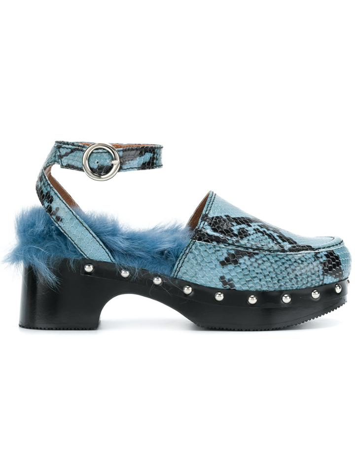 Nicole Saldaña Bibi Sandals - Blue