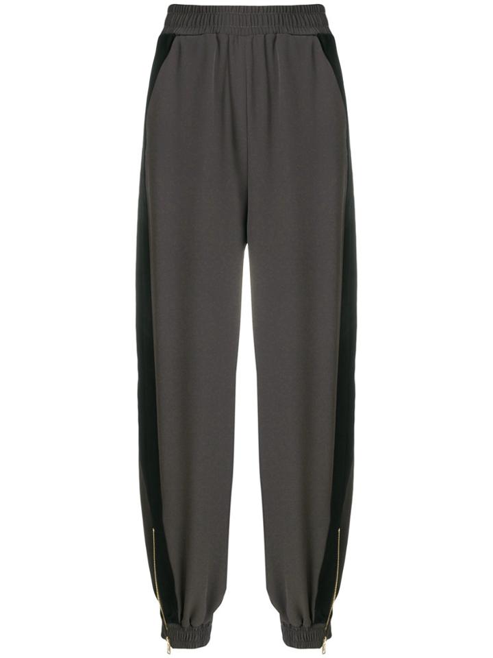 See By Chloé Panelled Harem Trousers - Grey