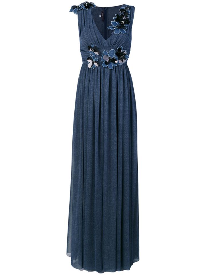 Talbot Runhof Pomade1 Dress - Blue