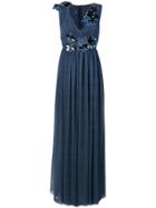 Talbot Runhof Pomade1 Dress - Blue