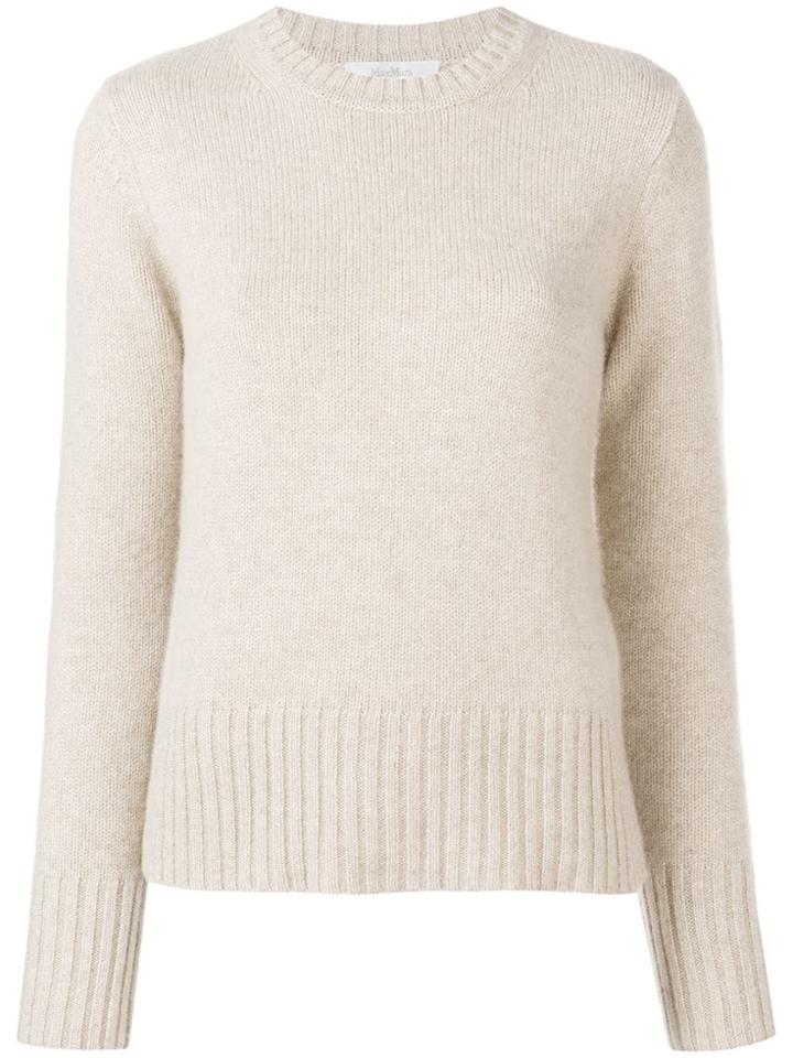 Max Mara Cashmere Crewneck Jumper - Neutrals