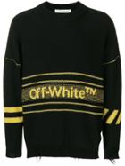 Off-white Logo Knit Jumper - Black