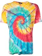 R13 Tie Dye Rainbow Swirl T-shirt - Multicolour