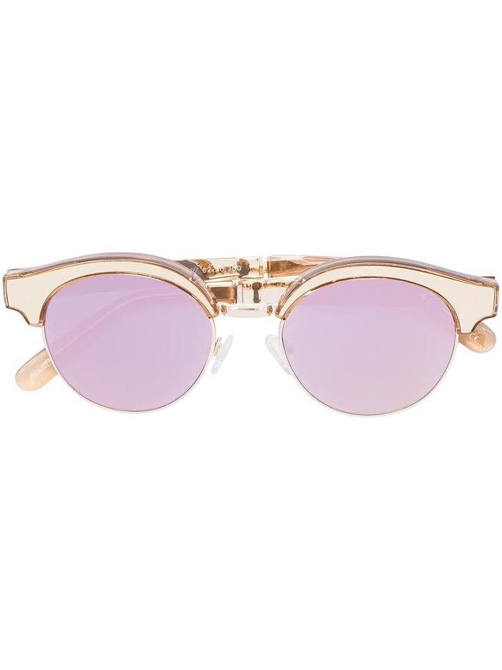 Le Specs 'cleopatra' Sunglasses, Women's, Pink/purple, Acetate