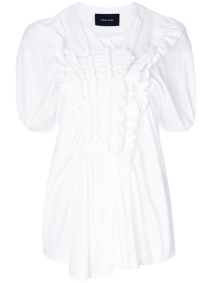 Simone Rocha Gather Detail T-shirt - White