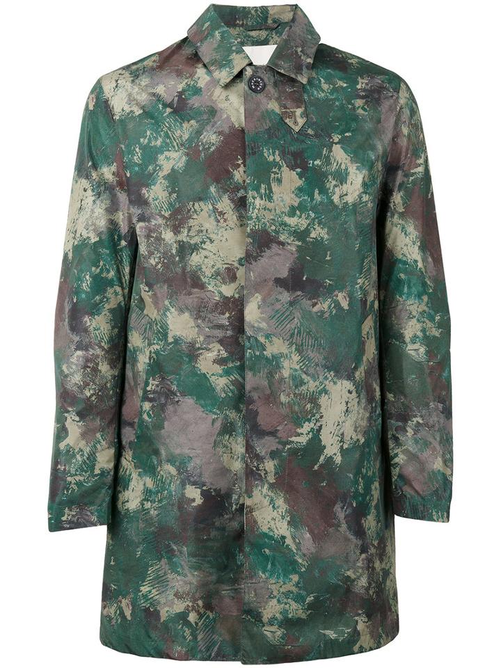 Mackintosh - Camouflage Midi Coat - Men - Nylon - 54, Nylon