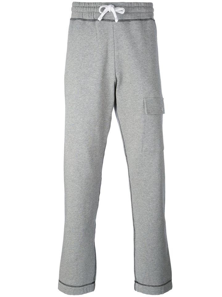 Futur - Flap Pocket Sweatpants - Men - Cotton - M, Grey, Cotton