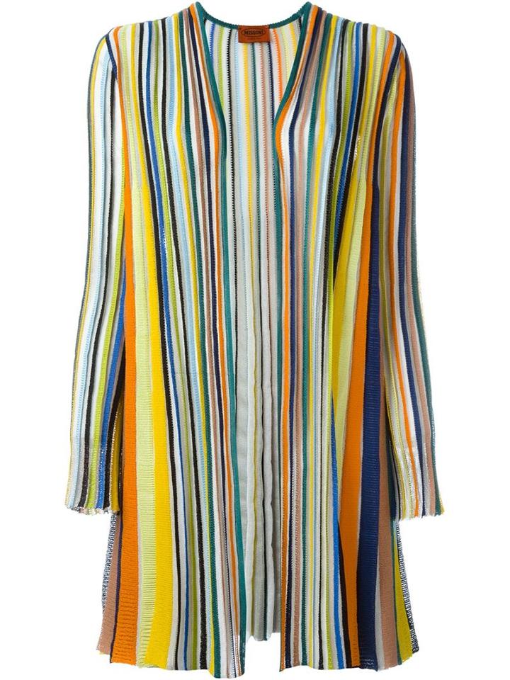 Missoni Open Front Striped Cardigan
