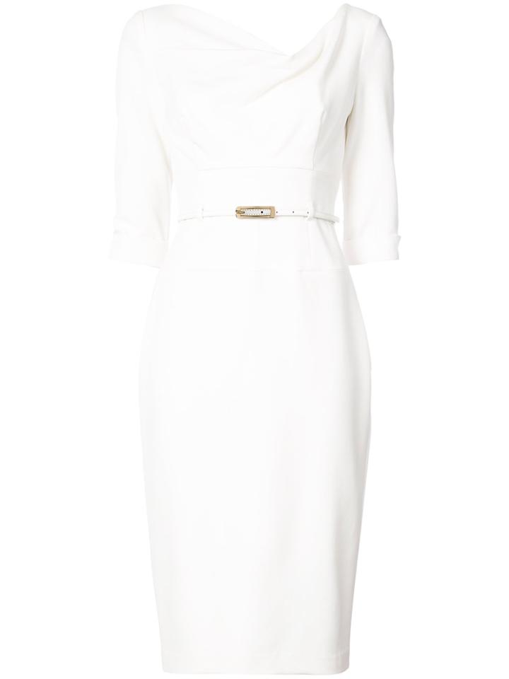 Black Halo Jackie O Dress - White
