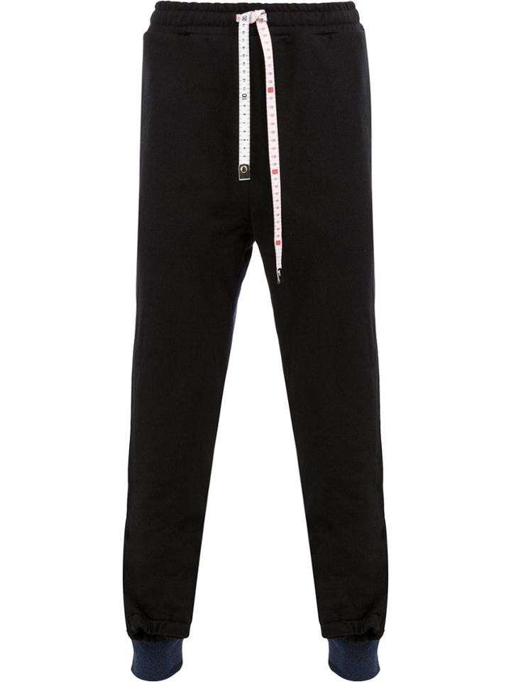 Maison Mihara Yasuhiro Combined Track Trousers - Black