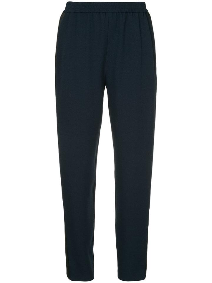 Layeur Side Stripe Tapered Trousers - Blue