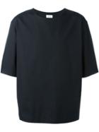 Lemaire Boxy Fit T-shirt, Men's, Size: 46, Black, Cotton