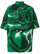 Balenciaga Bal Dragon Shirt - Green