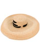 Lola Hats Oversized Hat, Women's, Nude/neutrals, Raffia