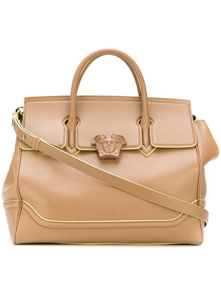 Versace Palazzo Empire Tote Bag - Brown