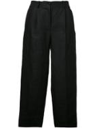 Nehera - Parmi Trousers - Women - Linen/flax - 34, Black, Linen/flax