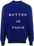 Botter Logo Intarsia Jumper - Blue