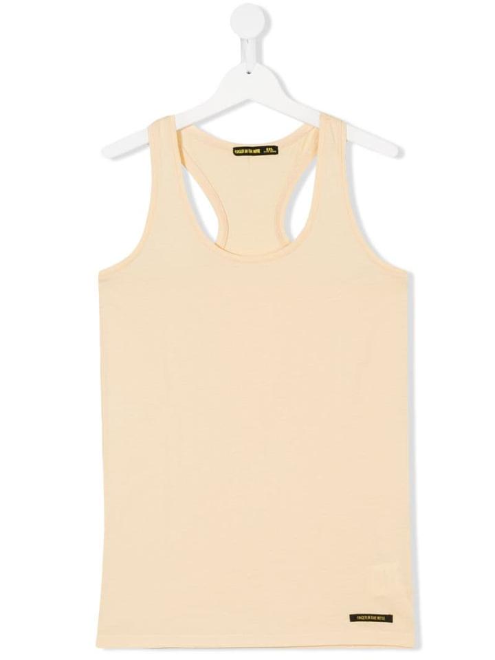 Finger In The Nose Teen Tank Top - Yellow