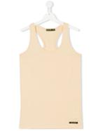 Finger In The Nose Teen Tank Top - Yellow