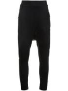 Maison Mihara Yasuhiro Checked Drop-crotch Trousers - Blue