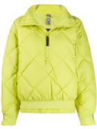 Adidas By Stella Mccartney Diamond Quilted Jacket - Green
