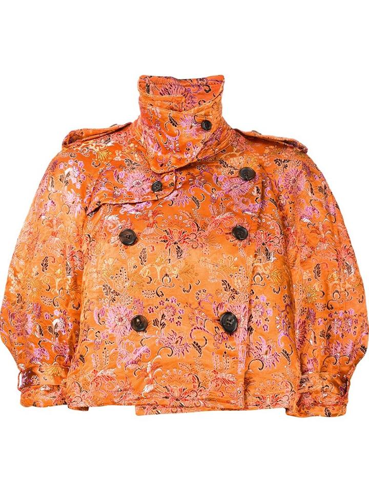Comme Des Garçons Comme Des Garçons Double-breasted Jacquard Jacket