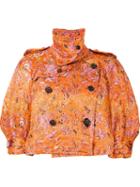 Comme Des Garçons Comme Des Garçons Double-breasted Jacquard Jacket