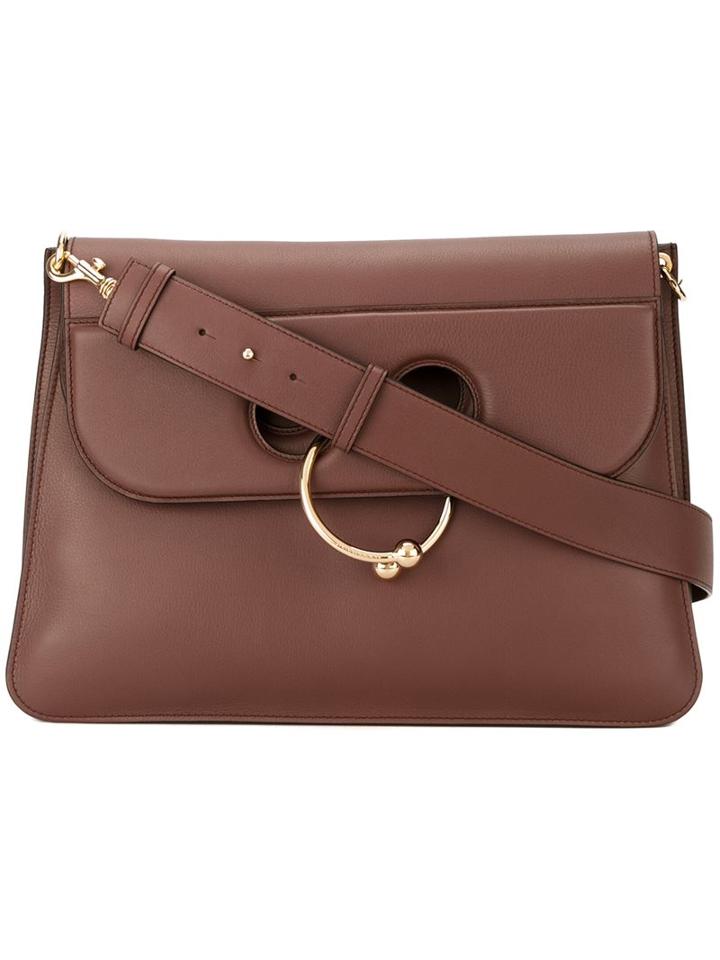 J.w.anderson Ring Shoulder Bag, Women's, Brown