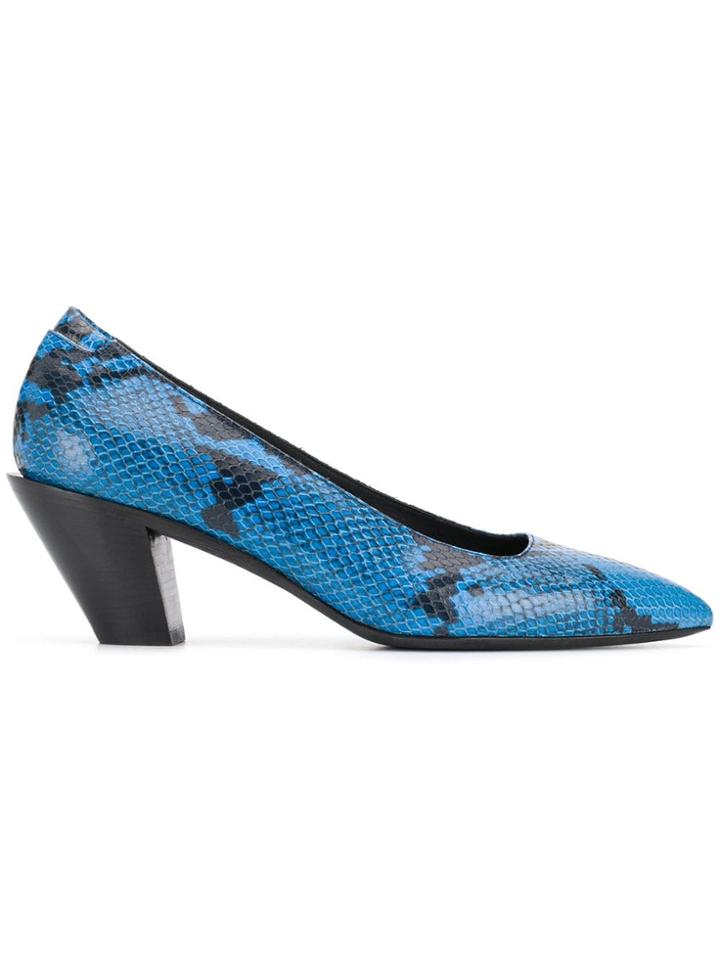 A.f.vandevorst Snakeskin Effect Pumps - Blue
