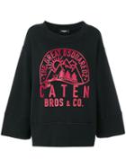 Dsquared2 - Outdoors Oversized Sweatshirt - Women - Cotton - Xxs, Black, Cotton