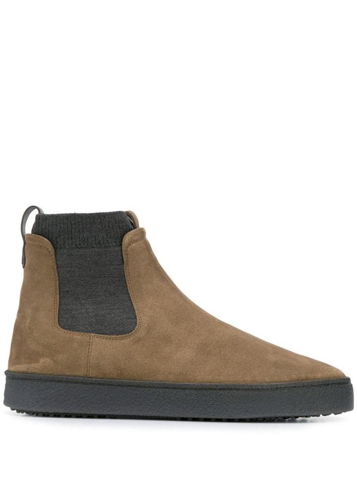 Hogan Slip-on Boots - Neutrals